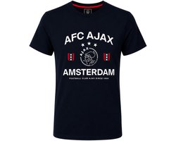 AFC Ajax - T-shirt - Maat 104/110 - Donkerblauw - Kinderen