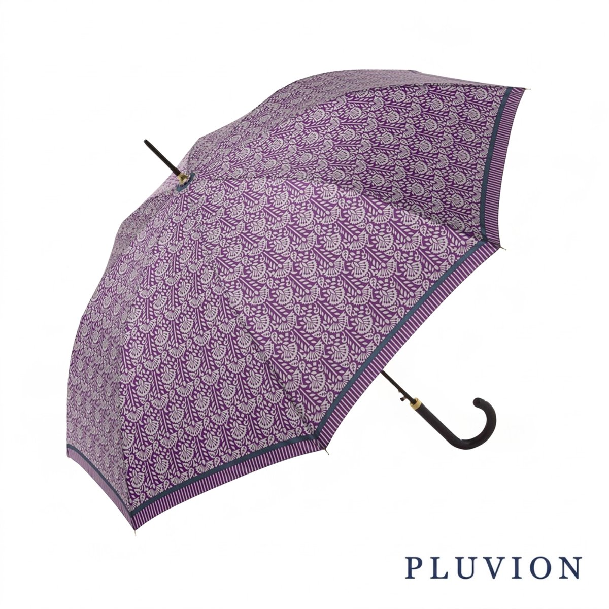 Pluvion Dames Wandelparaplu PAIPAI UV 50+ - Paars - Stormbestendig - Handmatig