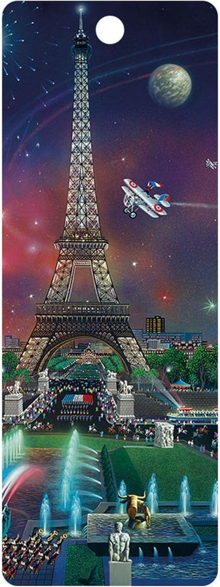 3D LiveLife Bookmark - Tour Eiffel from Deluxebase. A Paris bookmark with lenticular 3D illustrations - ShopVlot