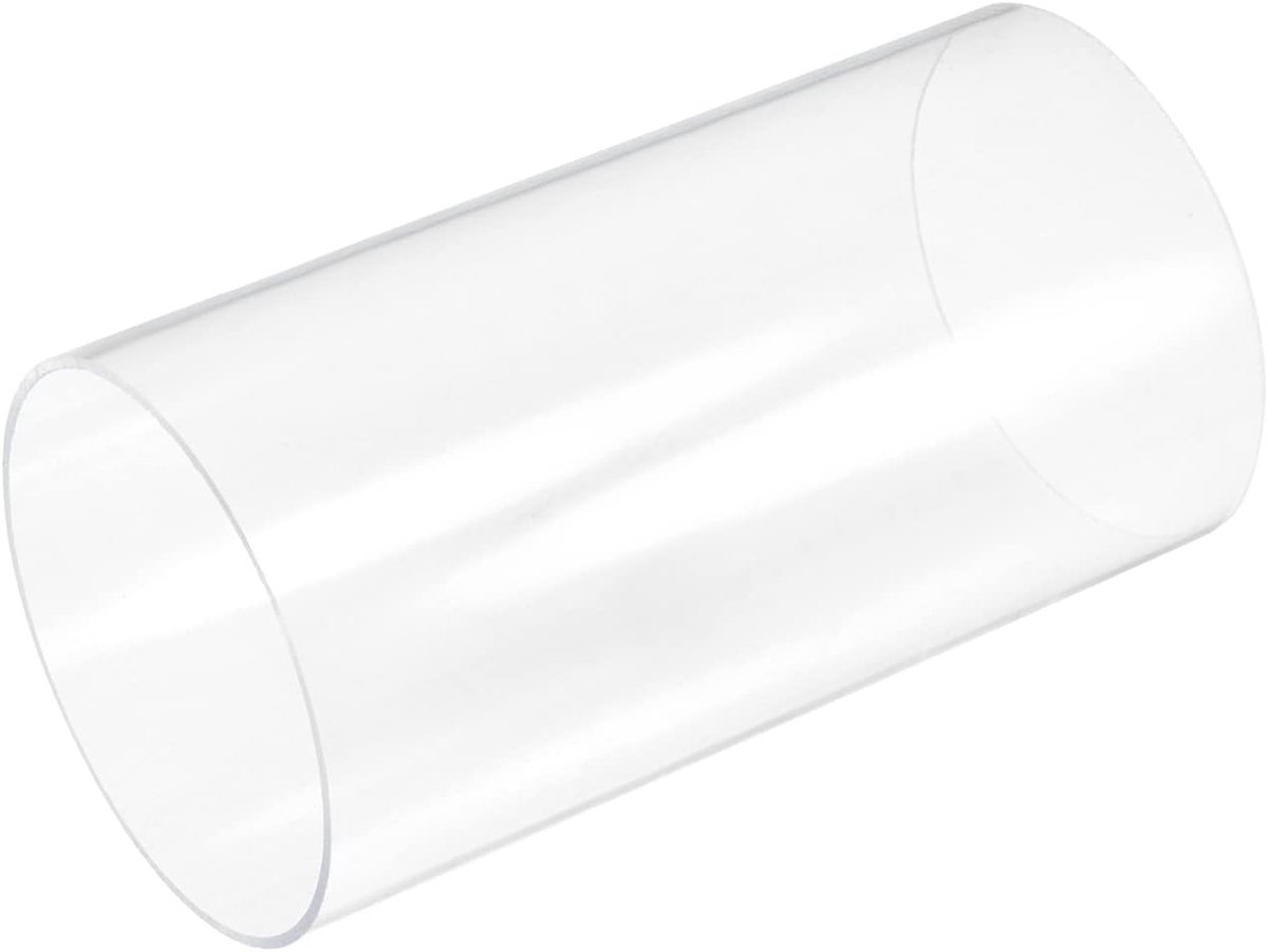 DMiotech 105mm x 110mm 20.3cm Transparent Acrylic Tube Hard Plastic Hose for Aquarium, Water Cooling System, Hydraulic - ShopVlot