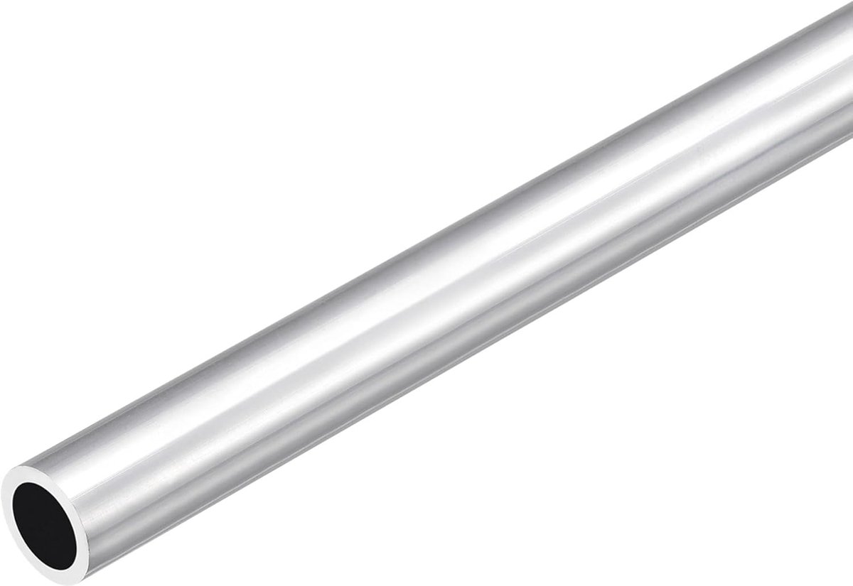 DMiotech (16mm OD x 12mm ID) 6063 Aluminum Round Tube 300mm Length Industry Metal Tubing For Machinery Frame - ShopVlot