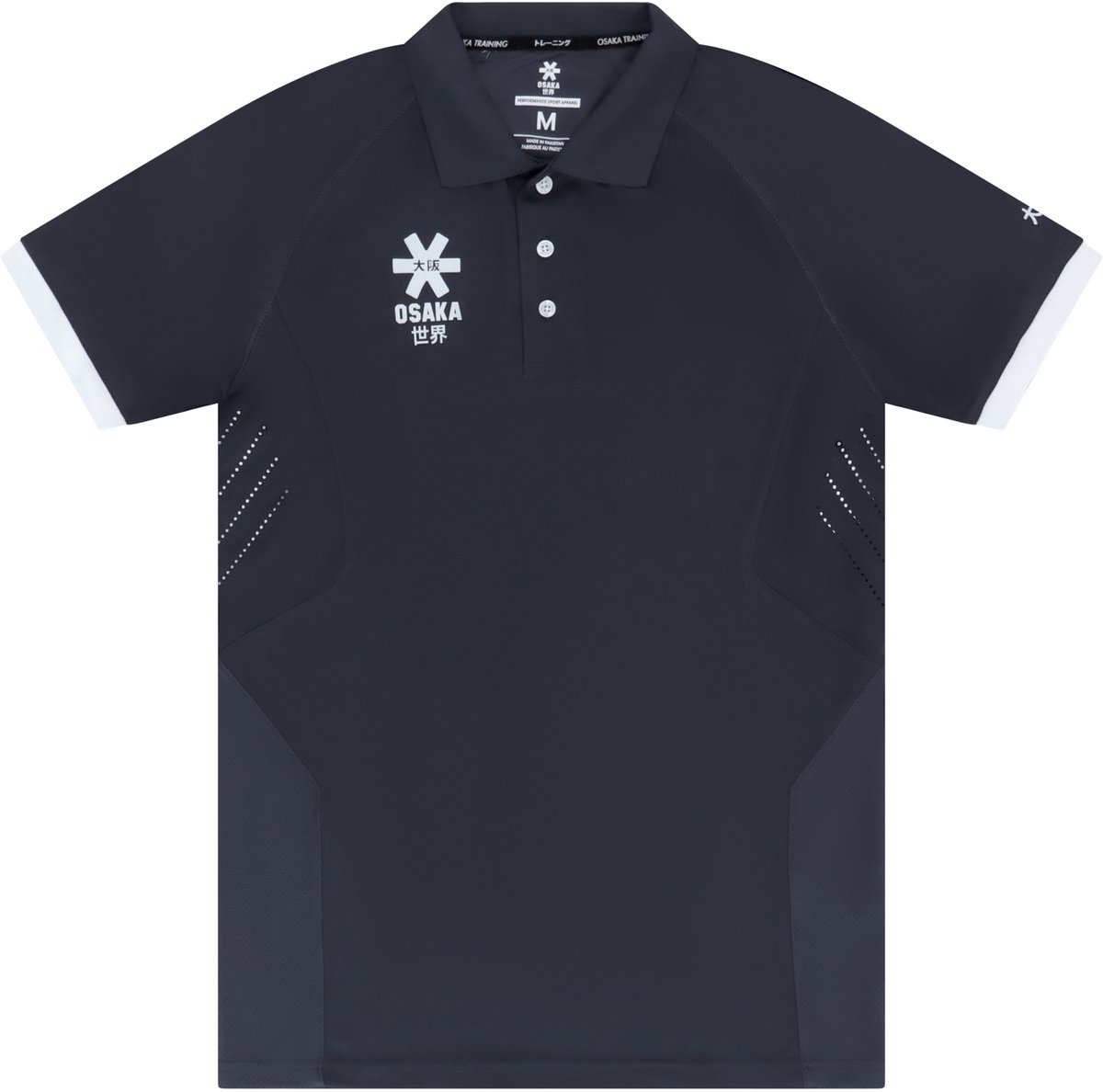 Osaka Men Polo Jersey Zwart