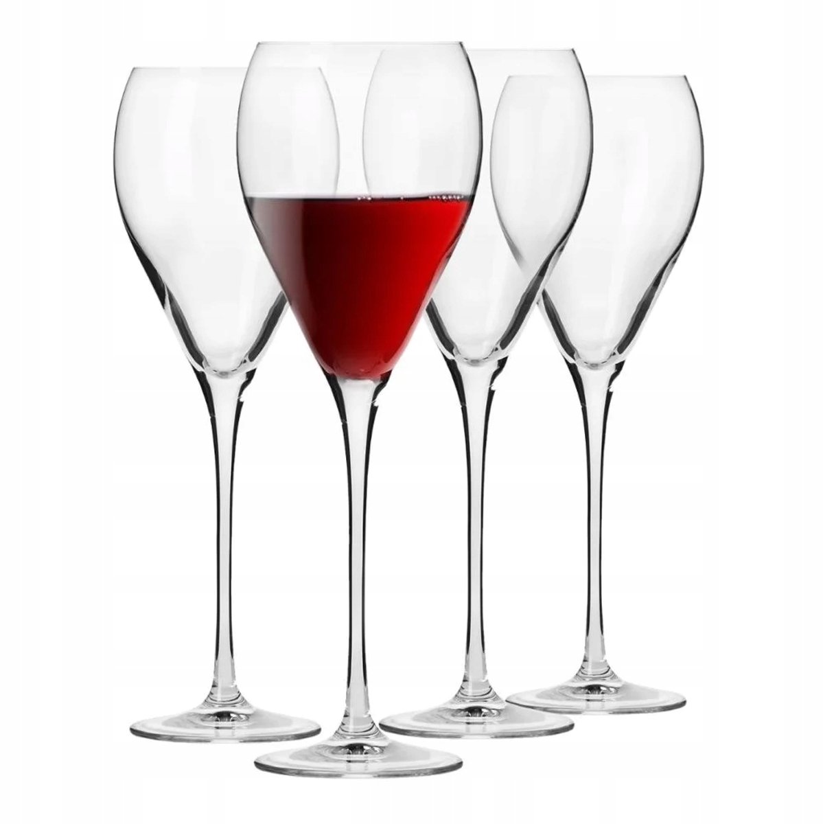Krosno Perla Wijnglazen 480ml - Set van 4 Elegante Goblets