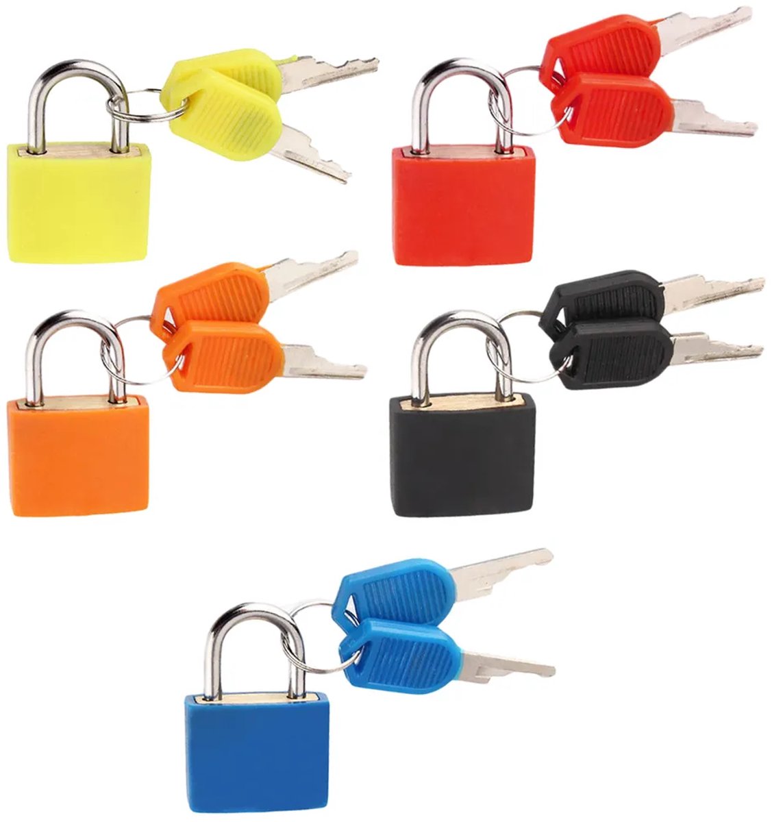Bagageslot Geschikt voor sleutel, mini hangslot veiligheidsslot