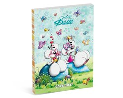 Diddl Schoolagenda 2026-2027 Blauw Internationaal 1dag/pag 12x17.5 cm - van 27 juli 2026 t/m 18 juli 2027
