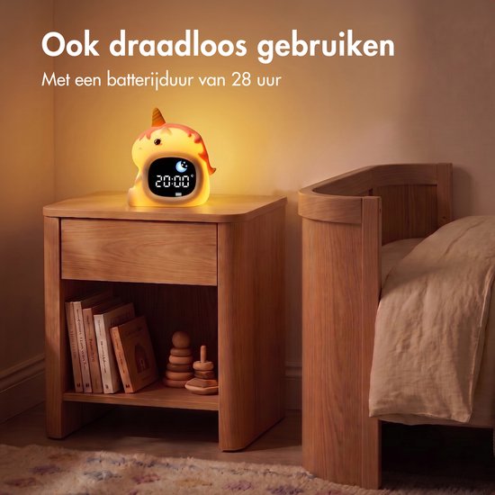 imoshion Kids Slaaptrainer - Nachtlampje met Speaker - Kinderwekker - Unicorn van imoshion — afbeelding 5