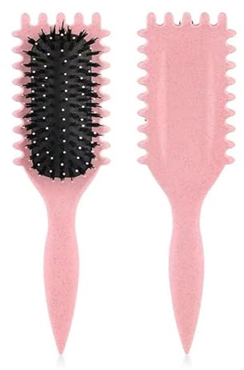 Krulkam voor het stylen van haar | Krulkam voor het stylen van haar | Krulkam (roze)