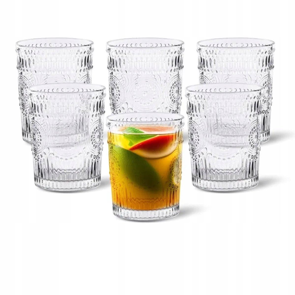 Altom Design Daisy Glazen Set 6x 290ml - Stijlvol Vintage Design