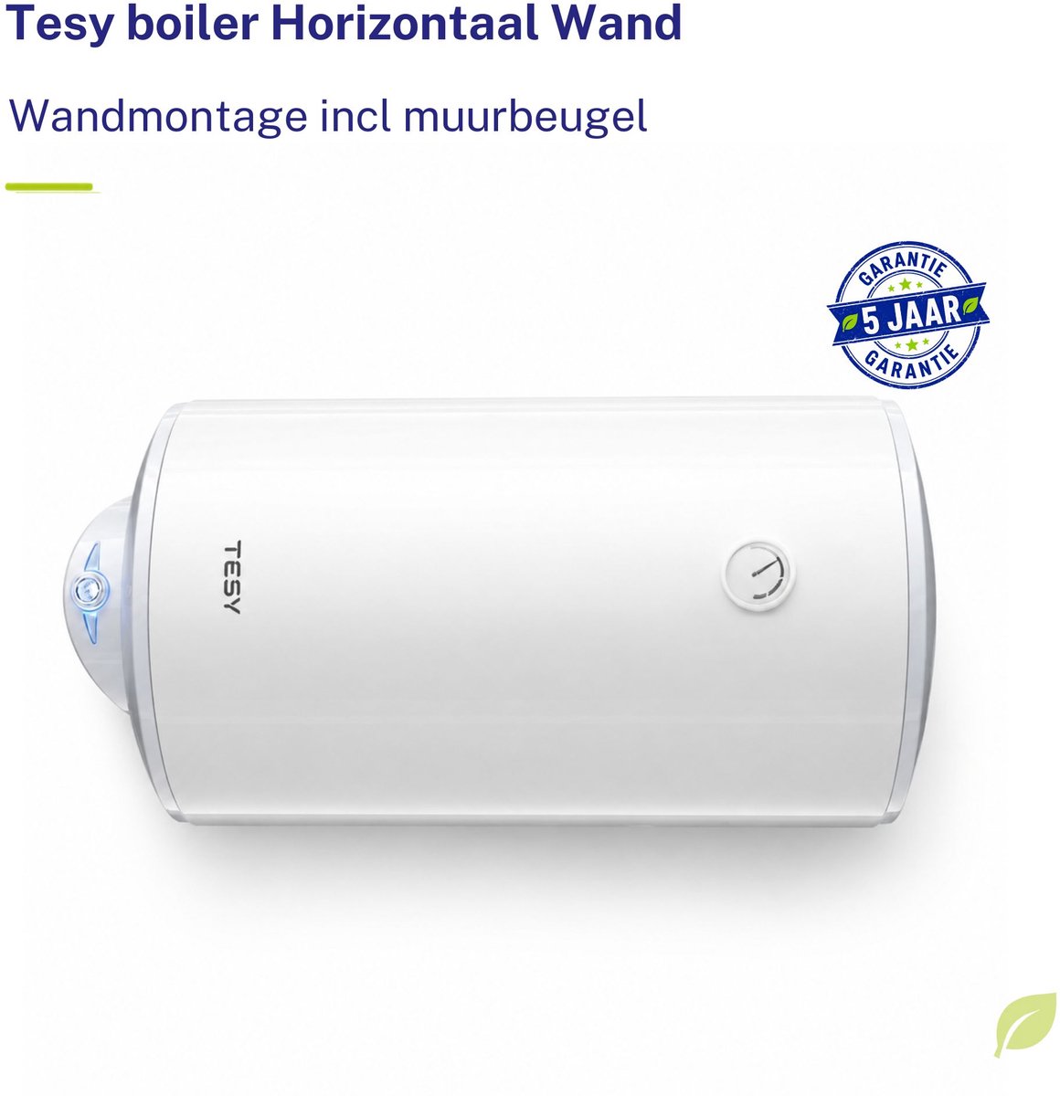 Durensa® - Tesy boiler - horizontaal antikalk- vloer - 100 liter - met installatieset
