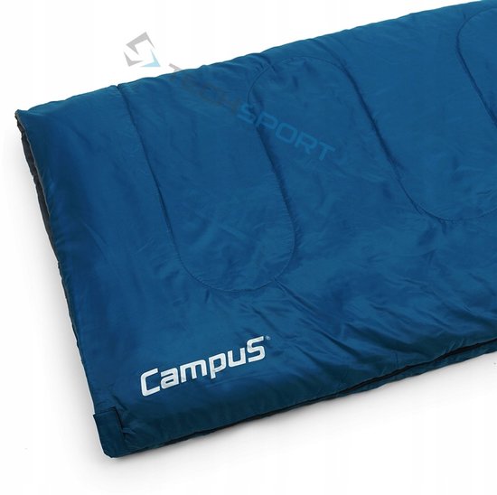 Set van 2 slaapzakken, 200g/m², blauw & groen, koppelbaar — afbeelding 3