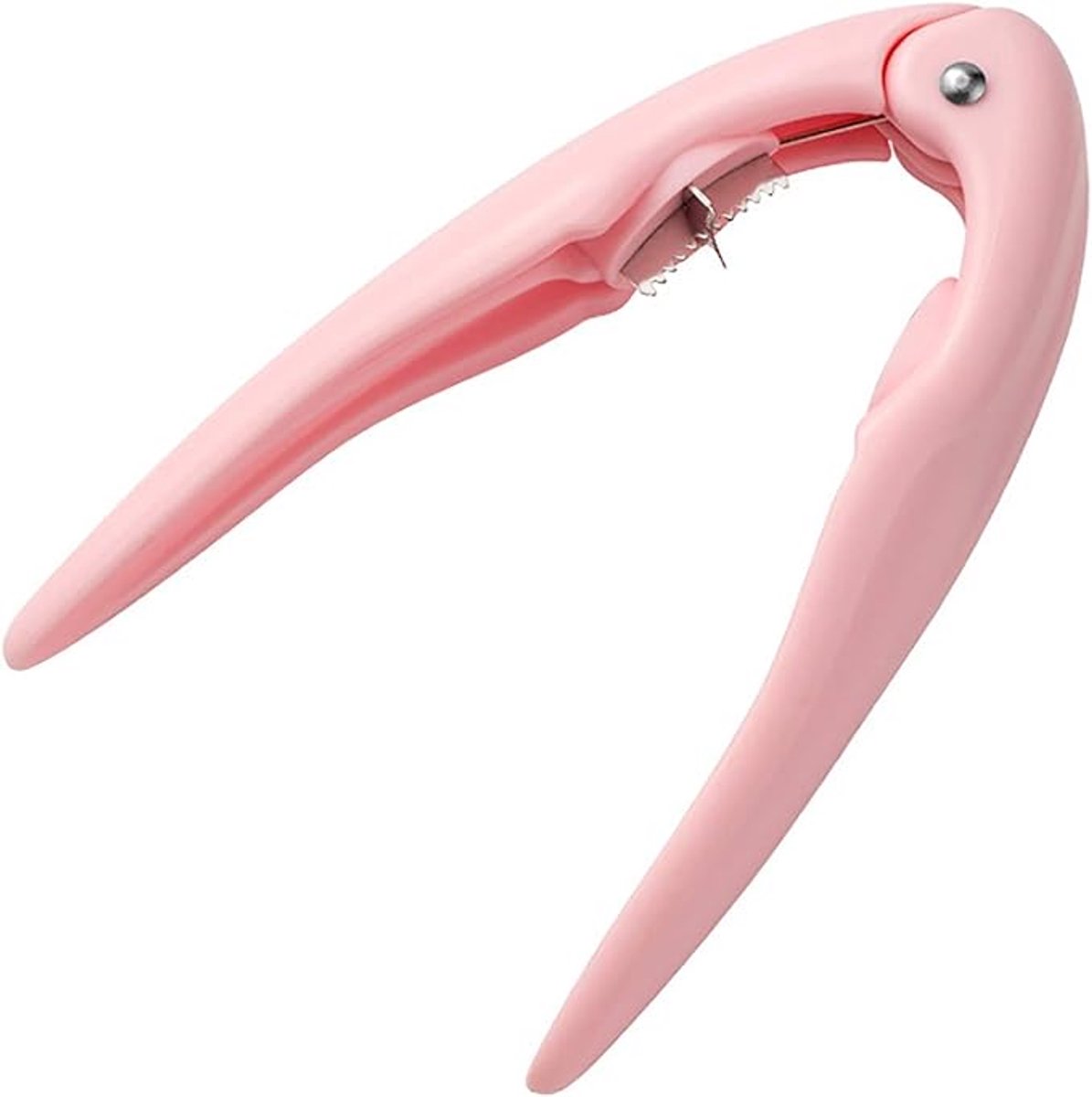 1 stuk-Notenkraker-notenkraker walnoten-Kastanjeclip-notenopener -Kastanje-Tang-antislip handgrepen-Notenkraker Voor Kastanjes-Keukengerei-geschikt voor walnoten, hazelnoten, noten, amandelen, zeevruchten-Roze-Kunststof