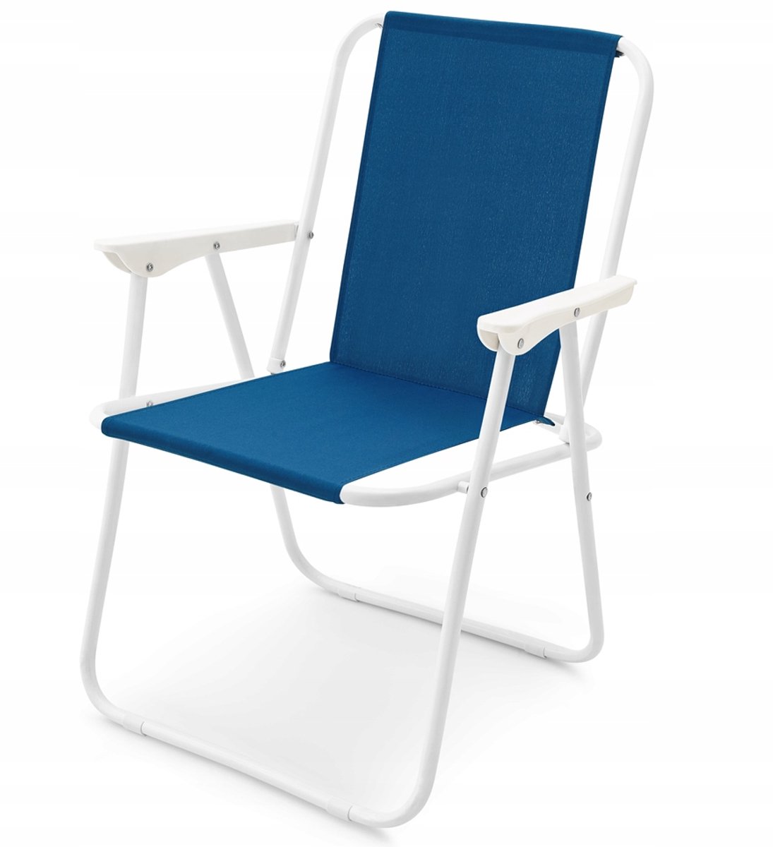Opvouwbare Strandstoel - Blauw/Wit