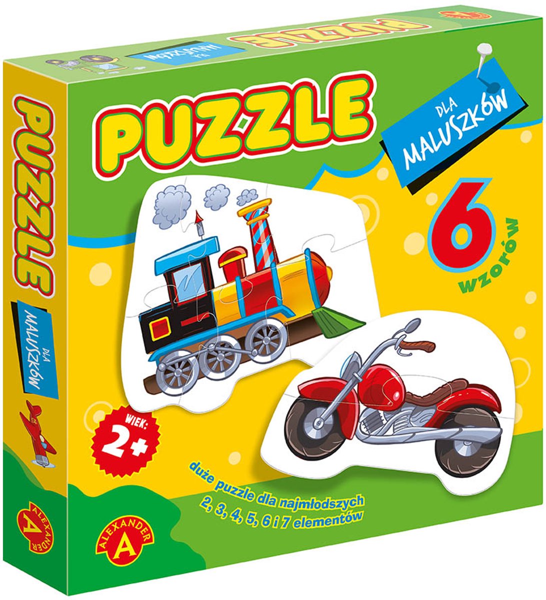 Alexander Puzzel voor Peuters: Vrolijke Trein (27 Stukjes)