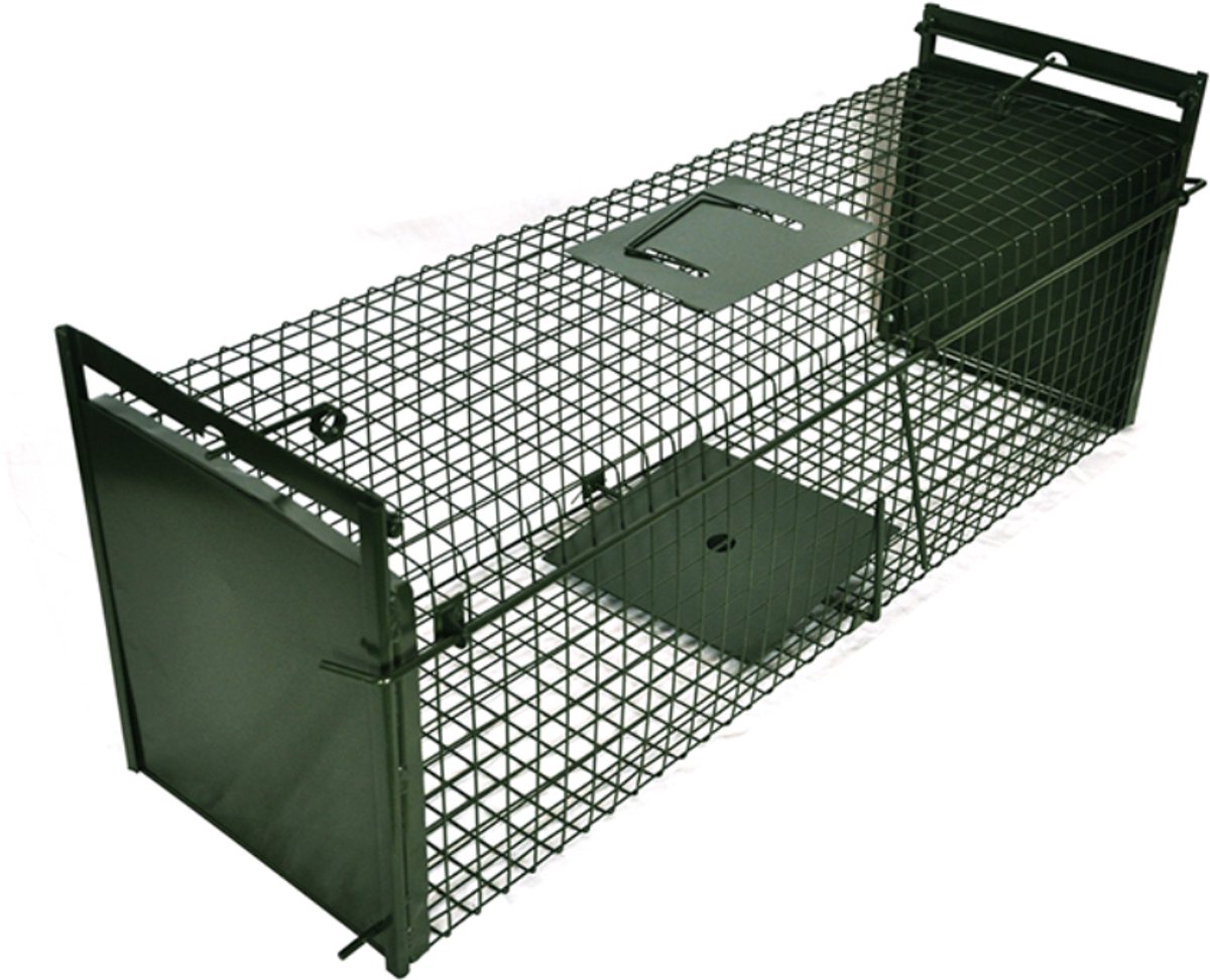 Livista Dierenvalkooi - Voor ratten, muizen en kleine dieren - Eenvoudig te installeren en te gebruiken - 62x24x21cm - Groen