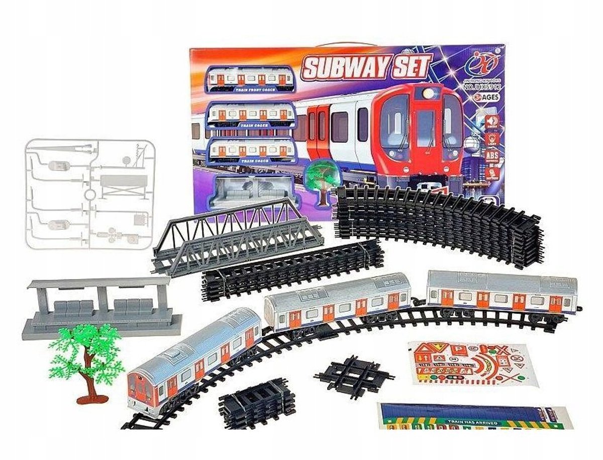 Adar Batterijtrein met Licht en Geluid - Speelgoed