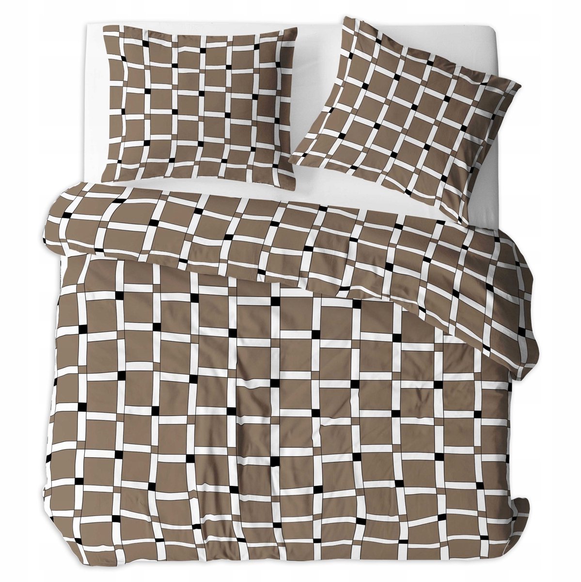 Katoenen Dekbedovertrek 160x200 - Kora Stijl - Patroon 15