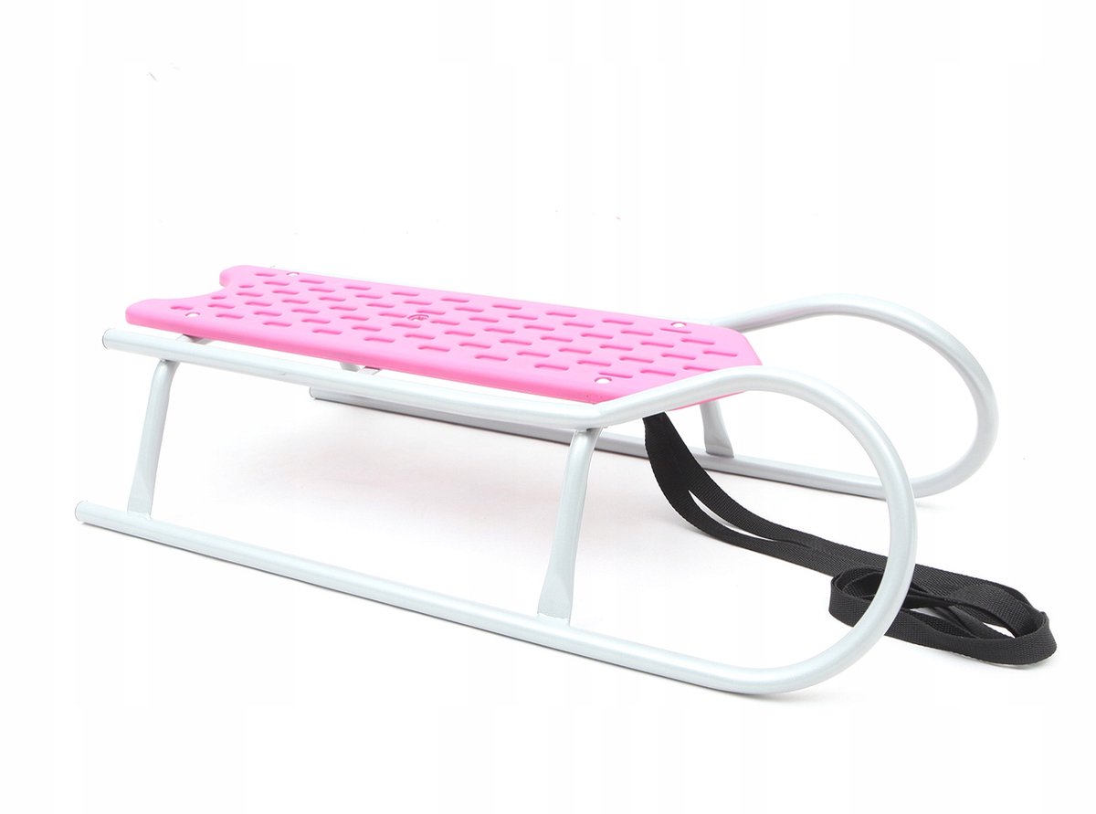 Sanki ONYX Roze - Stevig Metalen Sleetje met Rugleuning