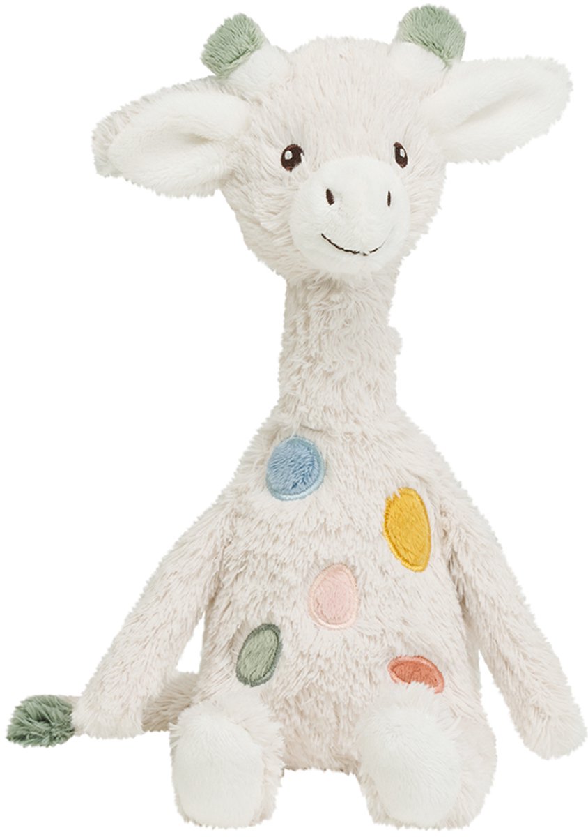 Happy Horse Giraf Gizzy Knuffel 42 cm - Grijs - Baby knuffel