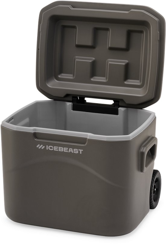 Icebeast Classic 57L Koelbox op Wielen Grijs van Icebeast — afbeelding 5