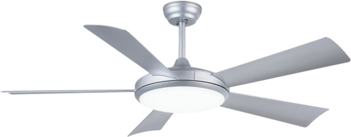 Evolar Smart Plafondventilator met Verlichting en WiFi - 132 cm - Stille Plafondlamp met Ventilator - Dimbaar Warm Wit Licht (LED) - EVO-CF52SNW