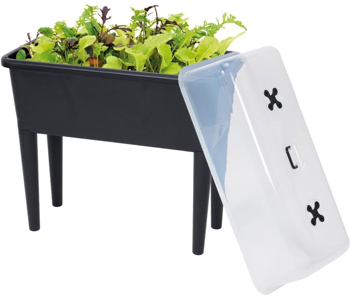 Lìon® Kweektafel - Kweektafel Op Poten - Kweekbak - Zwart - 37cm x 76cm x 85cm