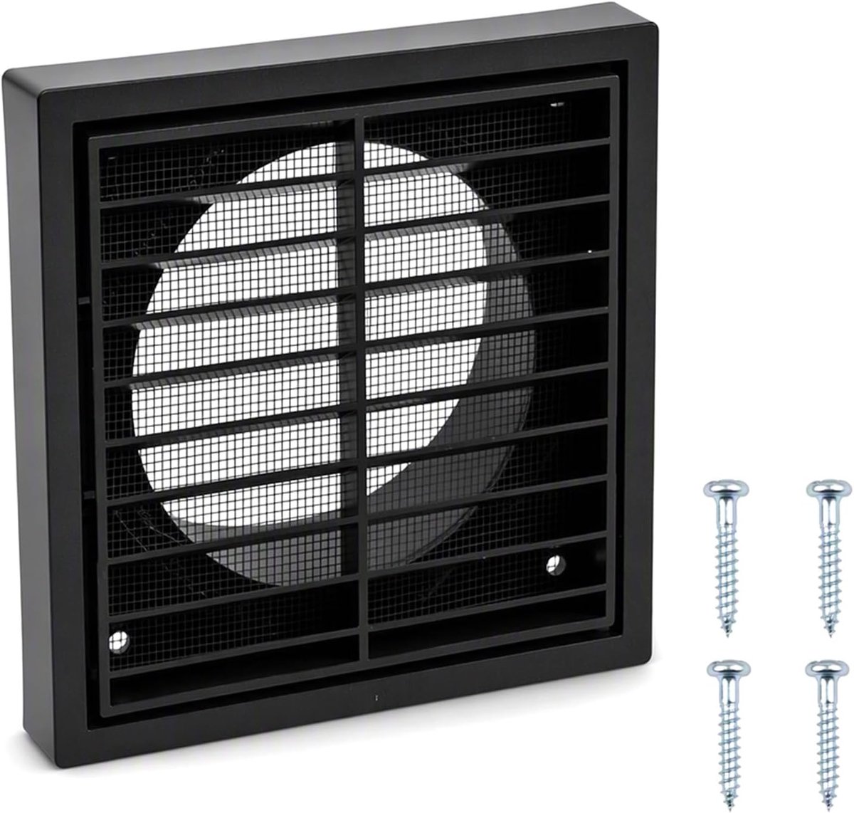 Ventilatierooster 100 mm - kunststof - waterdicht en insectenbestendig - beschermt uw systemen - ShopVlot
