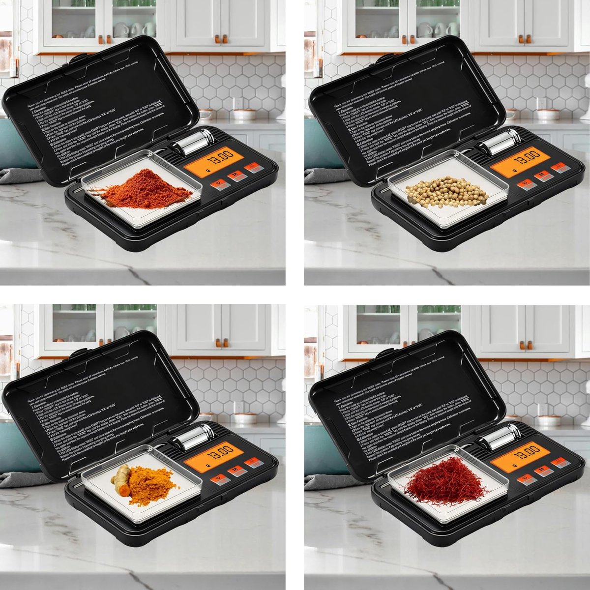 Digitale Precisie Weegschaal 200g/0.01g - Compacte Gramweegschaal - LCD Display - Ideaal voor Sieraden en Keuken - ShopVlot