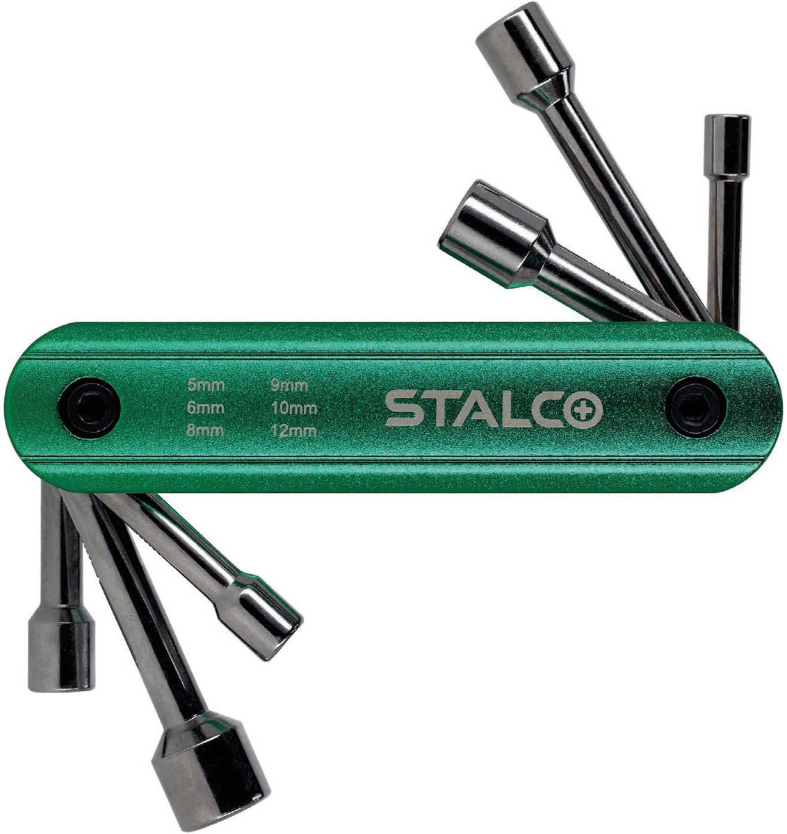 Set Inbussleutels 6-delig, CRV Staal, Mat Zwart