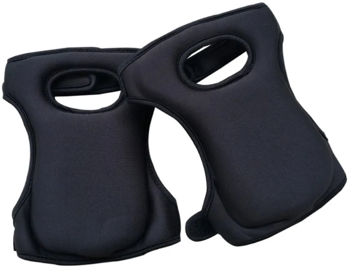Tuinierkniebeschermers, huishoudelijke klusjes, schoonmaken, werksponzen, beschermende kniebeschermers, zwart