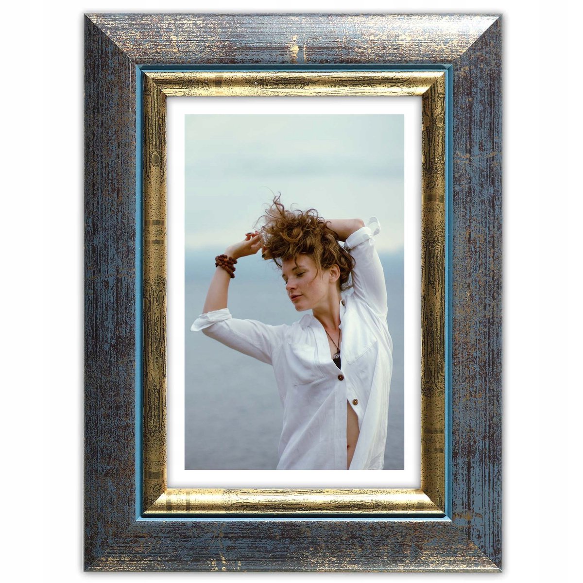 Zilveren Decoratieve Fotolijst 13x18 cm - Solide Hout