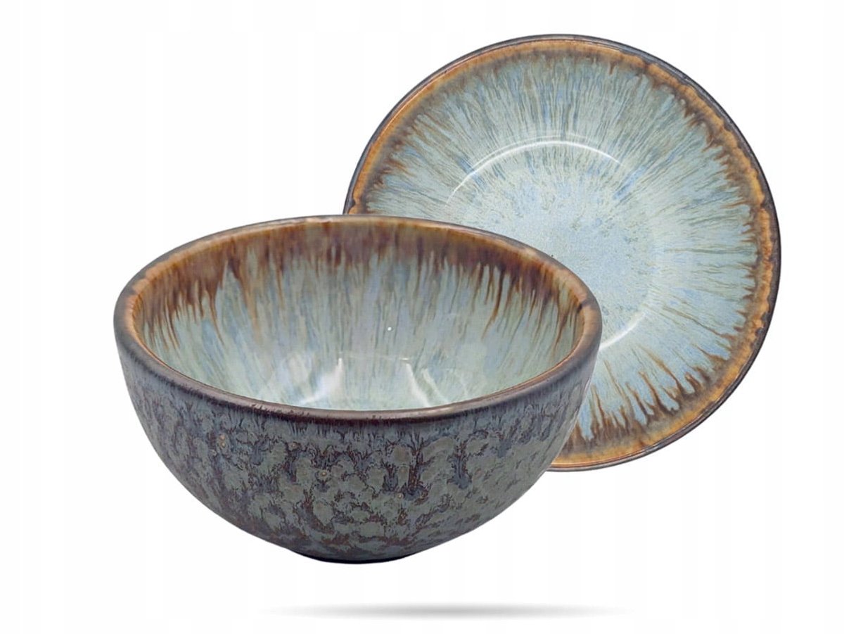 Kera Ceramika Topaas Saladekom/Mueslikom 13,5 cm - Handgemaakt