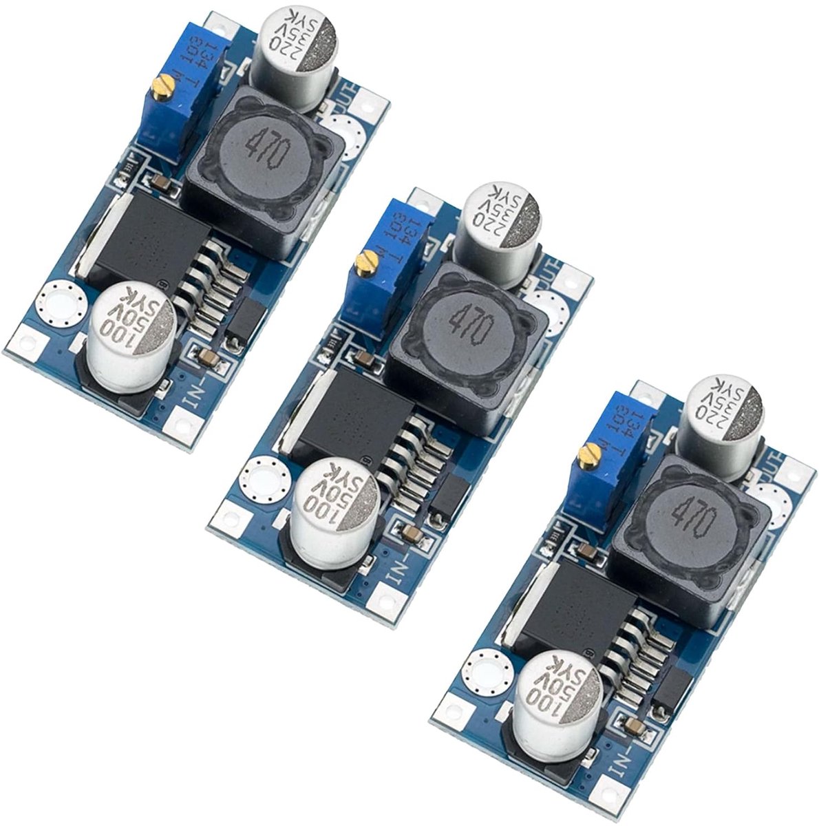 DC-DC converter 3A - buck step down module - verstelbaar 1.25-35V - ideaal voor regulering van spanning - ShopVlot