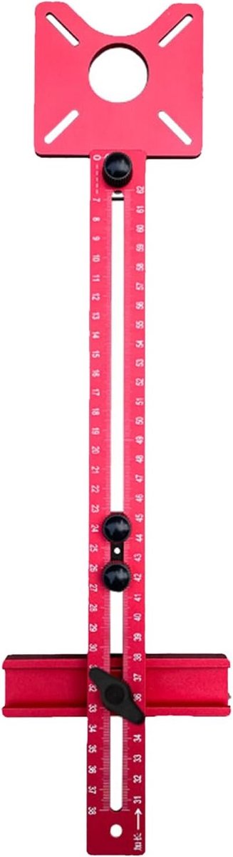 Freesgroefbeugel - Aluminium - 445 mm - Multifunctionele Routergeleider voor Houtbewerking