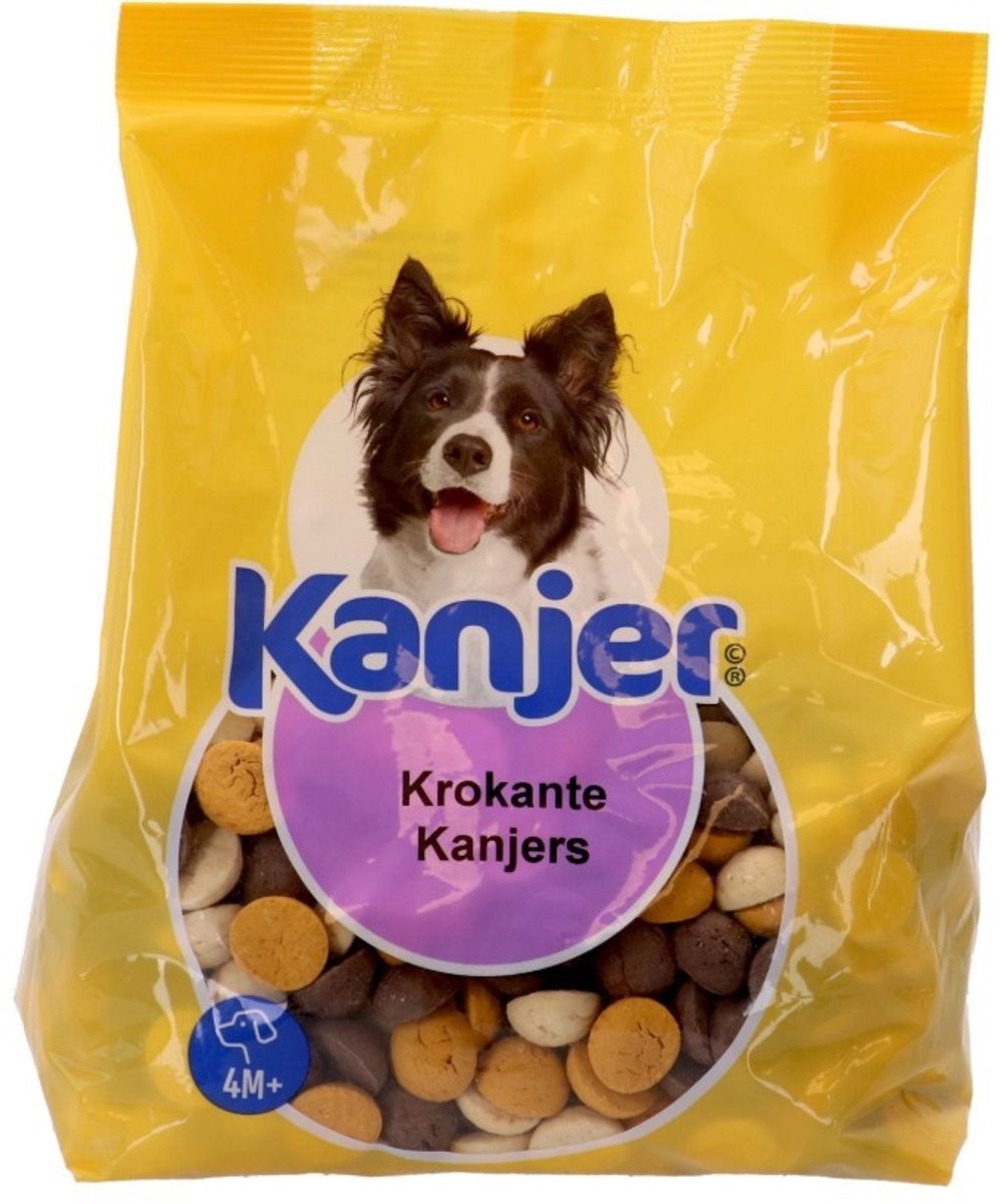 Kanjer Krokante Kanjers hondensnack 700 g | knapperige beloningssnack voor honden