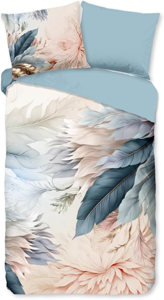 Good Morning Dekbedovertrek Katoen Renforcé Diore - multi 140x200/220cm - ShopVlot