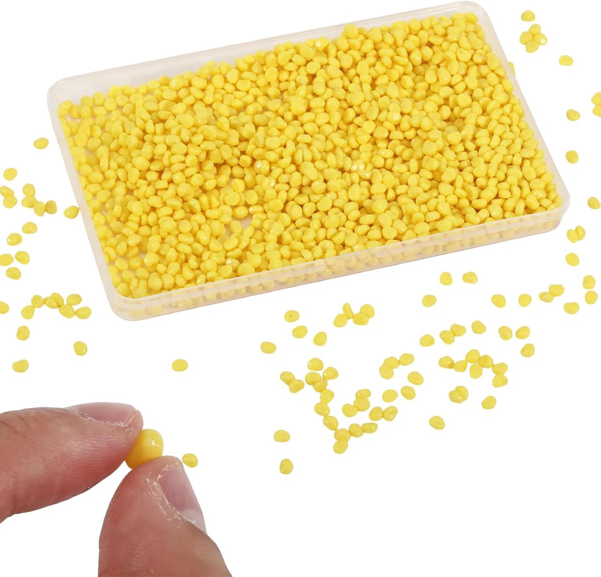 Kunstmaïskorrels, levensechte nepmaïskorrels, van pvc, 160 g, voor huis- en feestdecoratie - ShopVlot