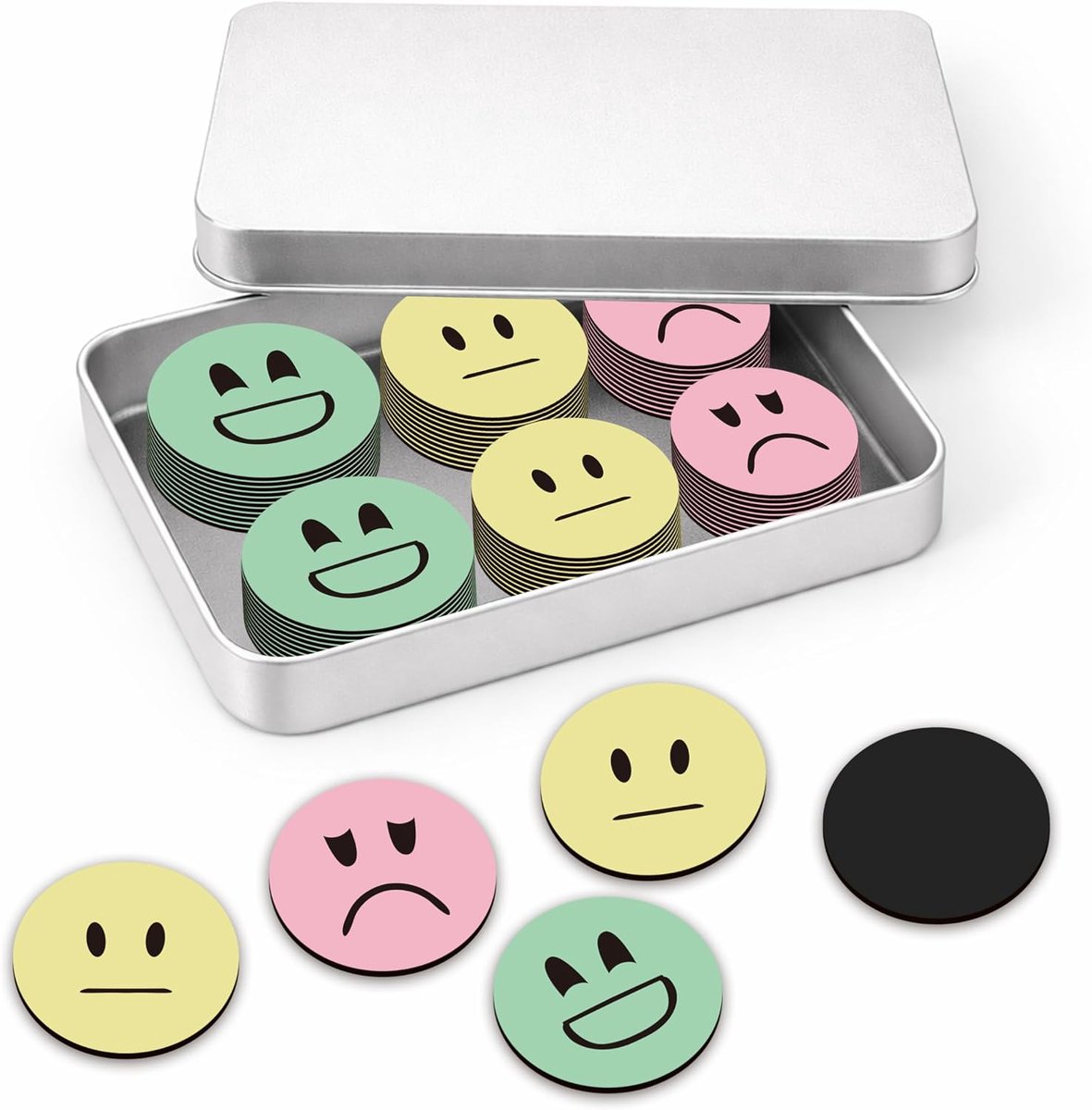 Smiley Magneten Beloningsbord - Magneten Smiley ø30mm - Koelkastmagneet voor Whiteboard, Beloning Kinderborden - ShopVlot