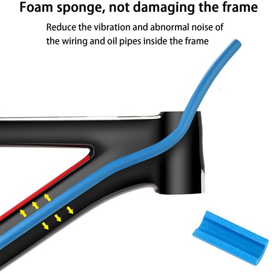 Fietsonderdeel Schuim Huls voor Binnenframe Dempers, 1.5M, Blauw — afbeelding 5