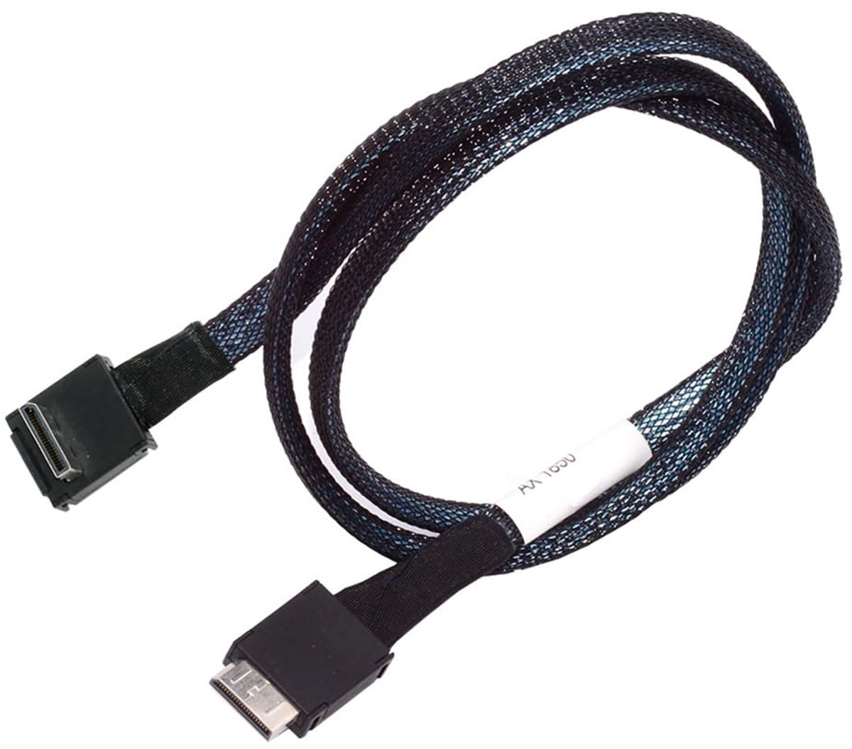 cablecc PCIe 4.0 OcuLink PCI-Express SFF-8611 4i to SFF-8611 Data Active Cable Down Angular 90 Degree for eGPU SSD 80cm - ShopVlot