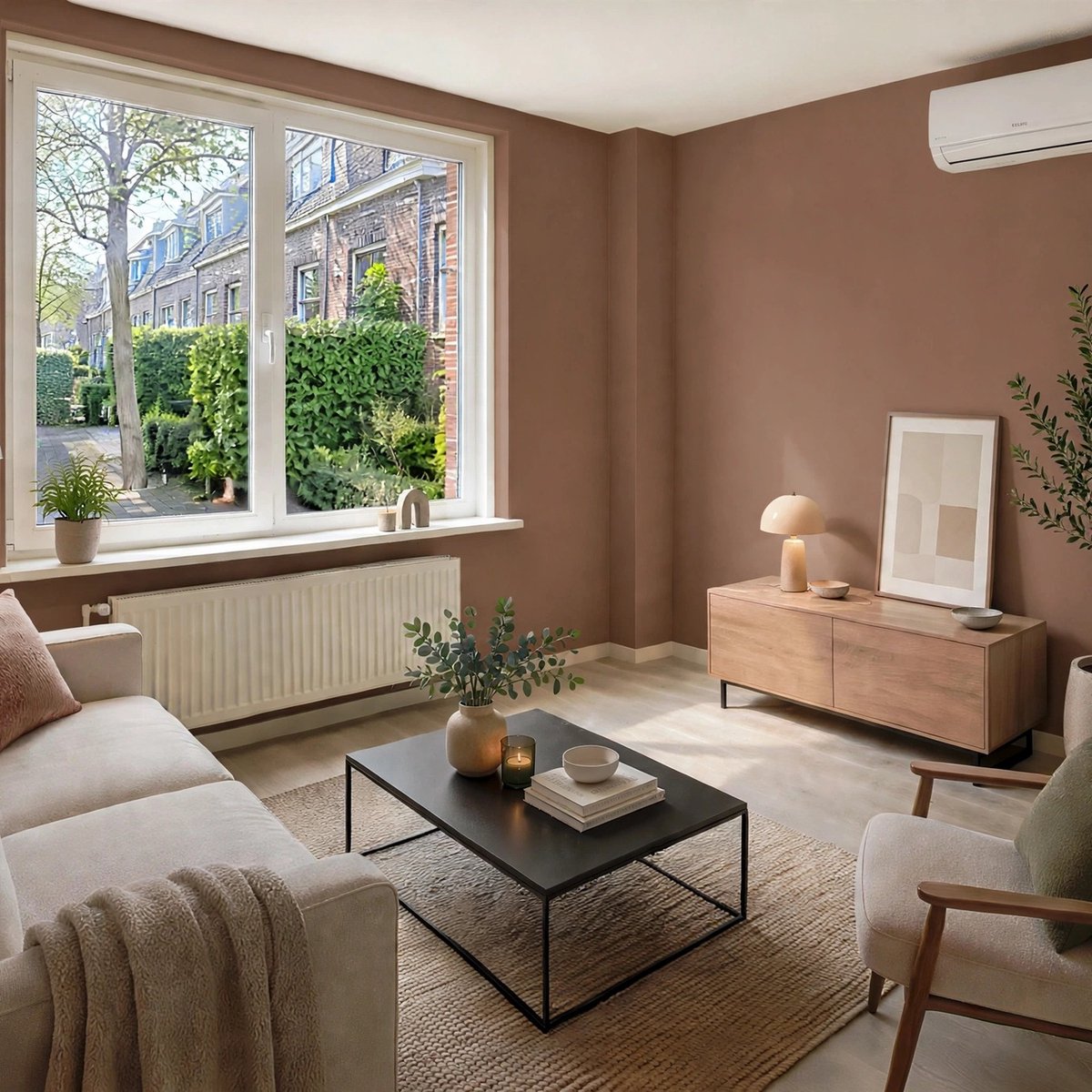 Giolligò Superwasbare Muurverf –goede dekking Zeer Mat, Geurloos & Oplosmiddelvrij – 4.5L emmer-Voor Binnen – 7-10 m²/L chocolate_brown