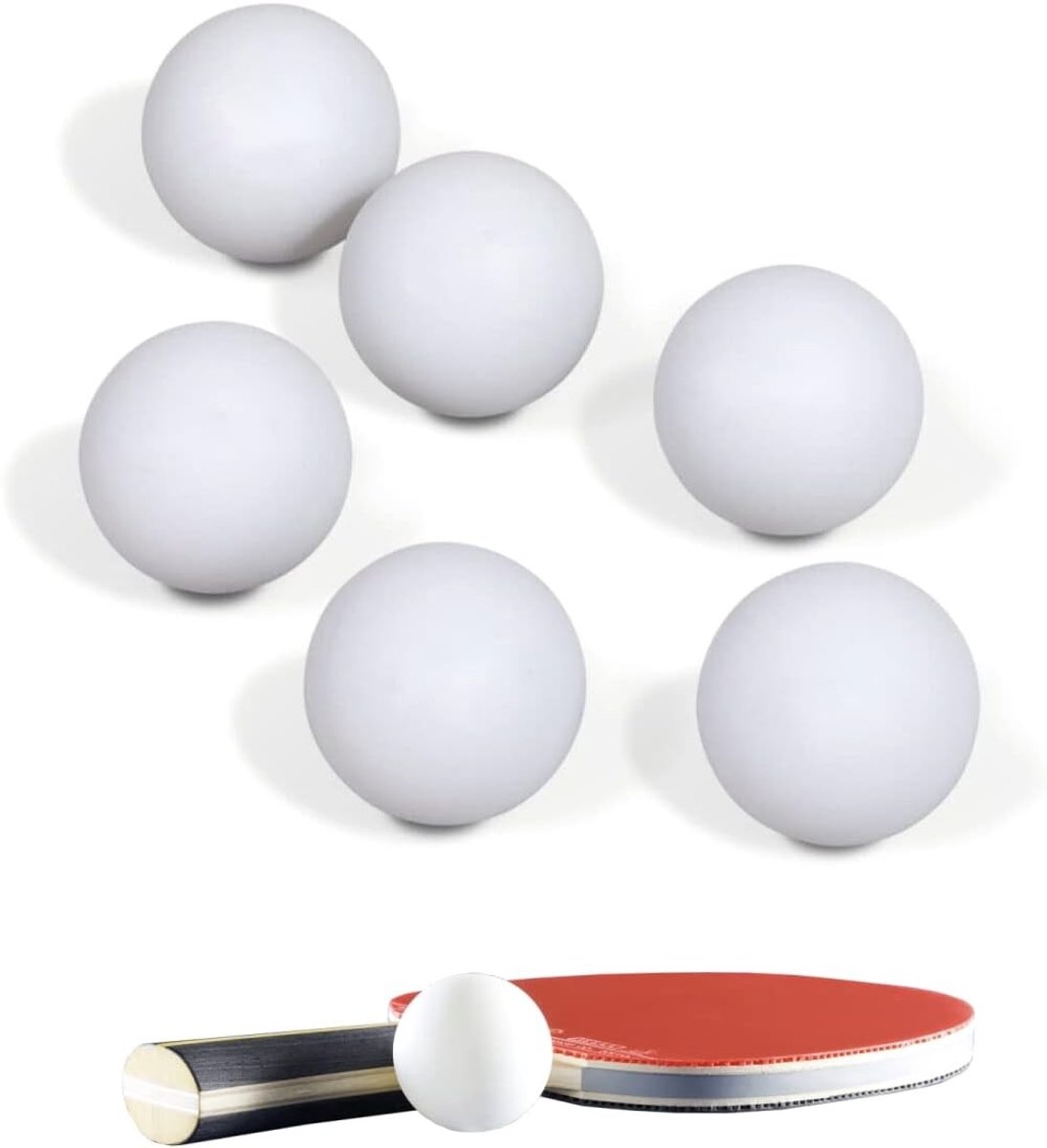 Tafeltennisnetje voor elke tafel - Tafeltennisballen - Wit - 40 mm - Kunststof Speelballen voor Training en Spel