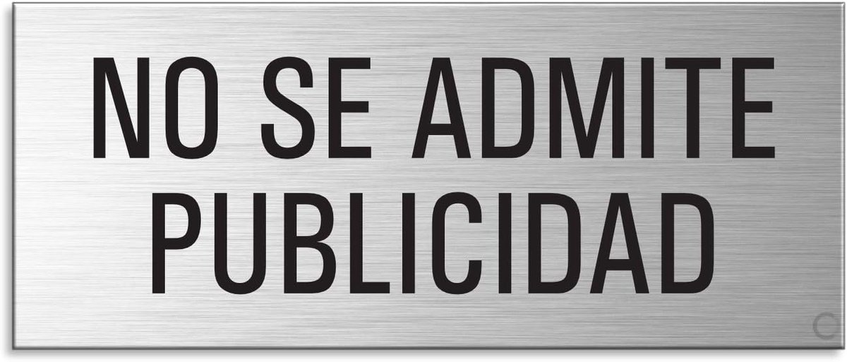 Letterbox sign 60 x 25 mm - aluminium - zelfklevend - ideaal voor huisnummering - ShopVlot