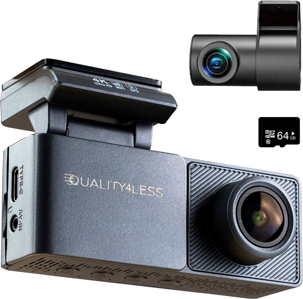 Quality4Less Pro 1 dual dashcam