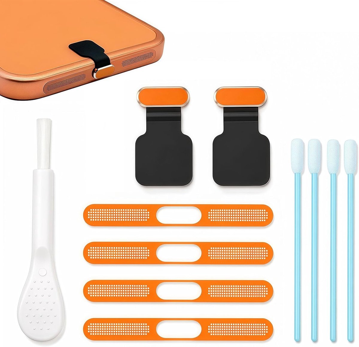 11 USB-C stofbescherming voor iPhone 17 Pro Max - ShopVlot