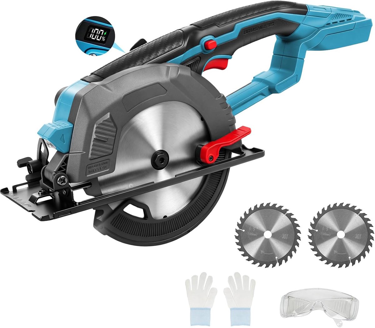 Accu-handcirkelzaag voor Makita 18V, Ø 165 mm, zonder accu - ShopVlot