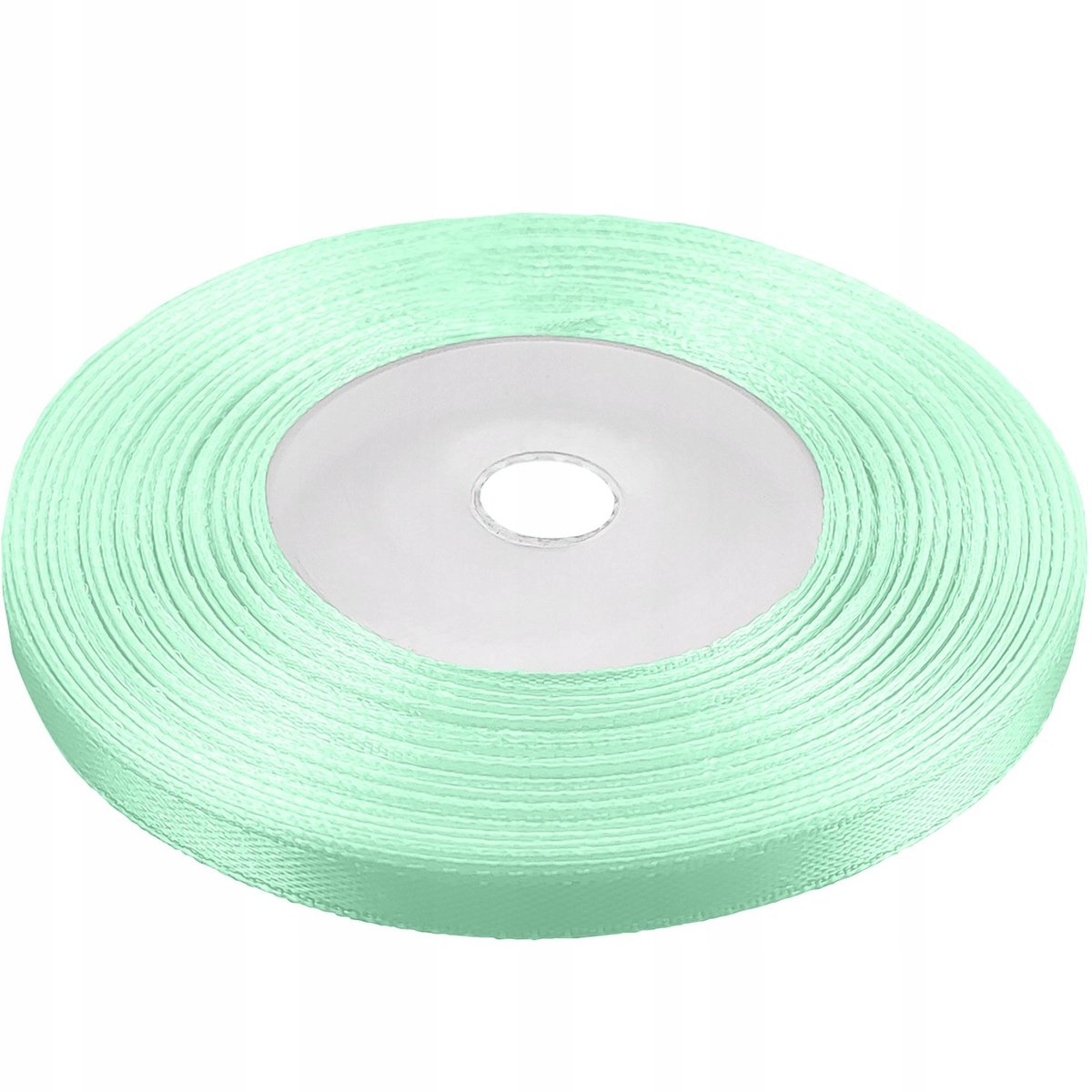 Pistache satijnen lint 6mm breed, 32m lang voor knutselen en decoratie