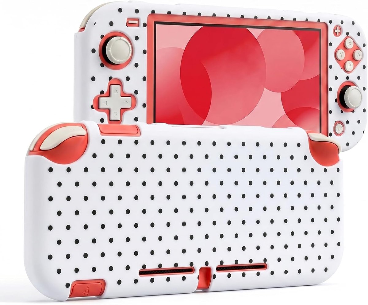 DLseego Protective Case Compatible with Switch Lite 2019, Polka Dot Hard PC Full Cover, Anti-Scratch Shock-Absorbing - ShopVlot