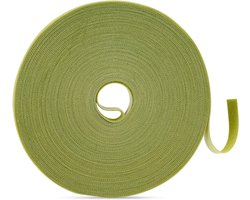 KINGLAKE 30 m Plant Ties Velcro Tape 12mm Adjustable Plant Strap Velcro Fastener Garden Outdoor Light Green Plant - ShopVlot