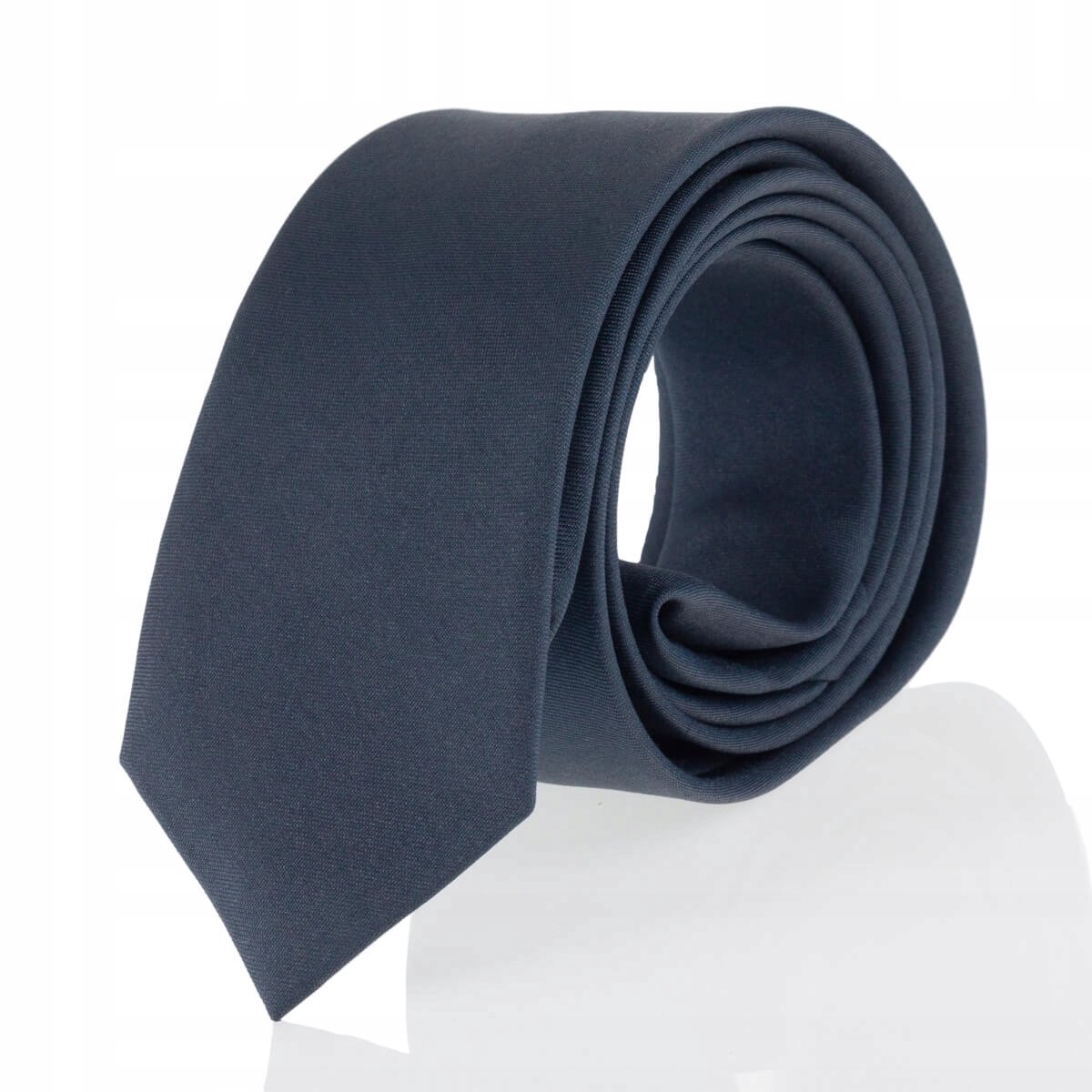 Elegante Heren Stropdas Mat Grijs - 6cm Breed, Made in Poland
