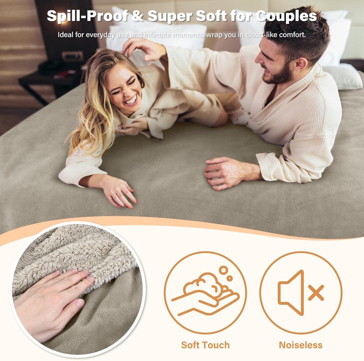 Waterproof Bed Blanket, Washable Sofa Cover Bed Protector, Fleece Warm Sherpa Blanket for Boating Camping Car Seat 60 - ShopVlot